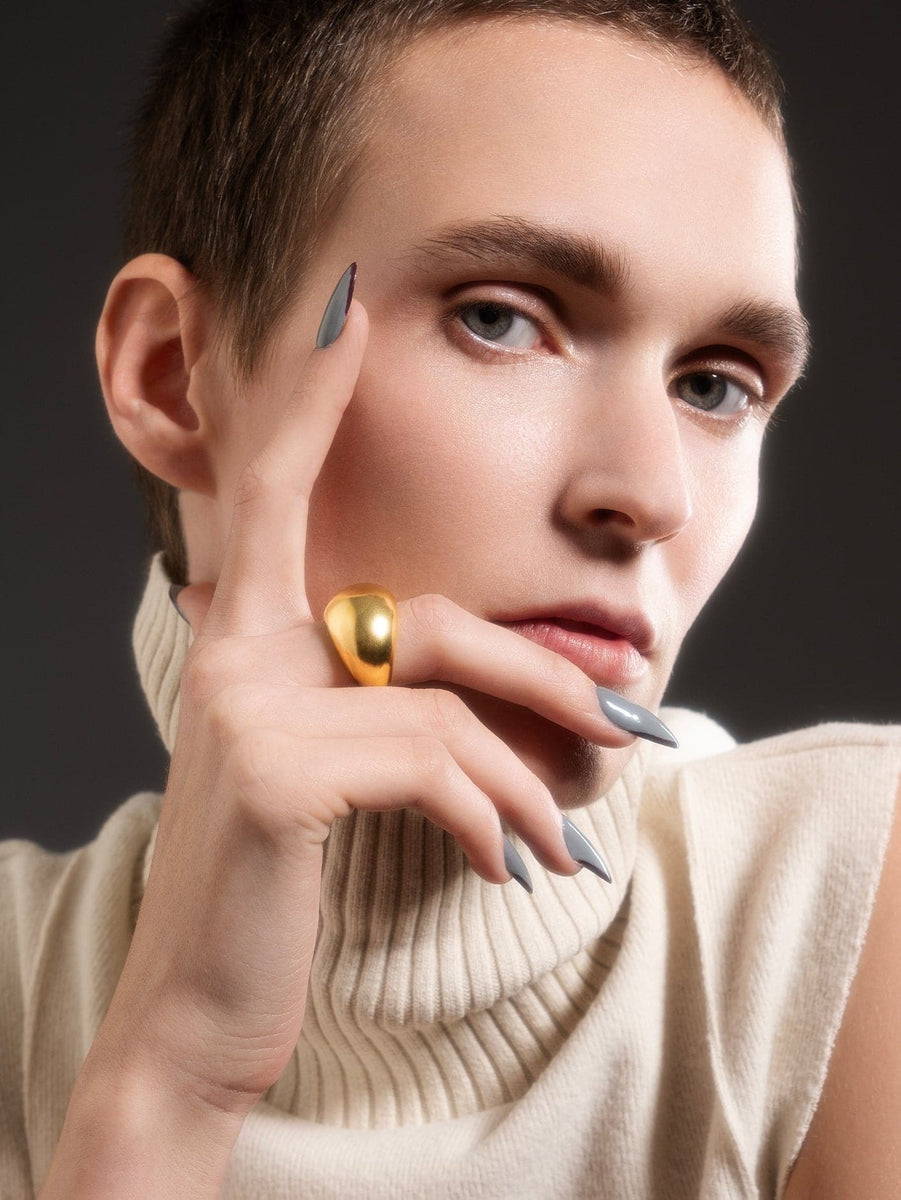 Love Bomb Ring Gold YÜZÜK shopi go