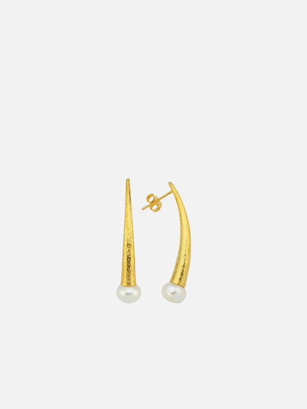 MICHAEL'S, Satyr's Horn Stud Küpe, KÜPE, shopi go'da!