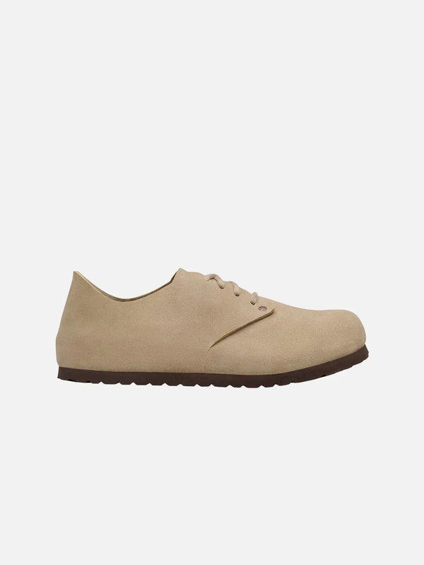 BIRKENSTOCK Maine VL Taupe – taupe suede, yandan görünüm