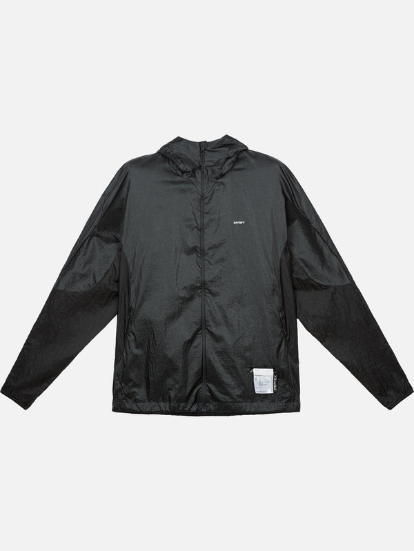 SATISFY, Pertex Diamond Fuse Windbreaker - Black, YAĞMURLUK, shopi go'da!