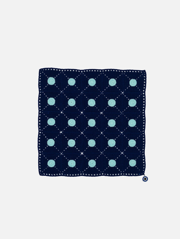 OHM HANDMADE, Tiny Dots - Navy/Blue, MASA ÖRTÜSÜ, shopi go'da!