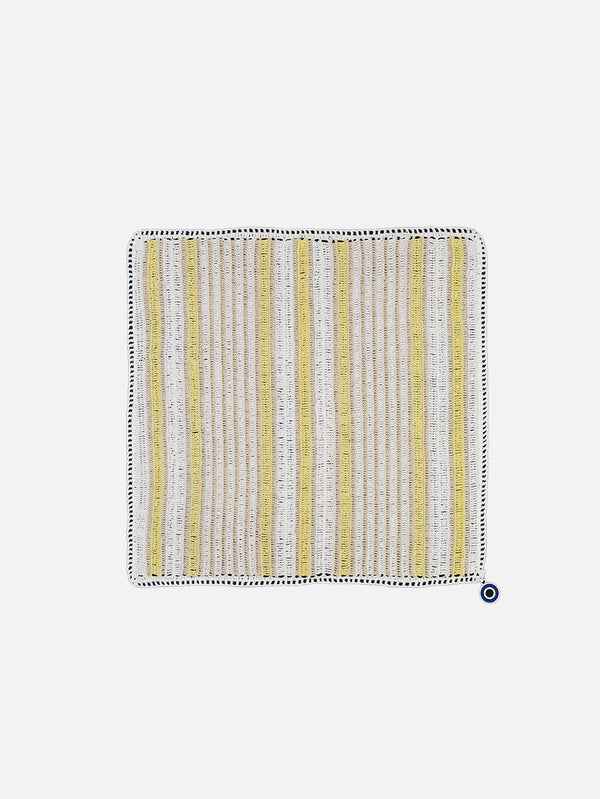 OHM HANDMADE, Multi Stripes - Beige/Cream/Yellow, MASA ÖRTÜSÜ, shopi go'da!