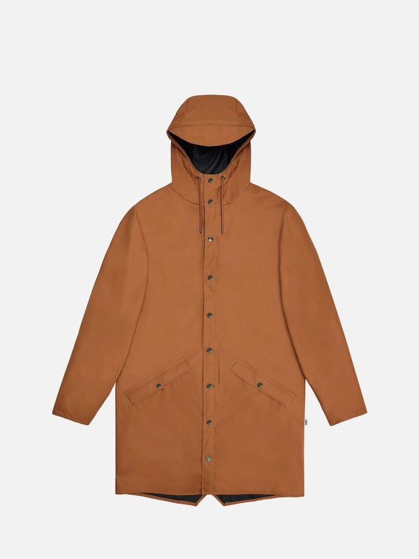 RAINS - YAĞMURLUK - Long Jacket W3 - Rust - shopi go'da!.