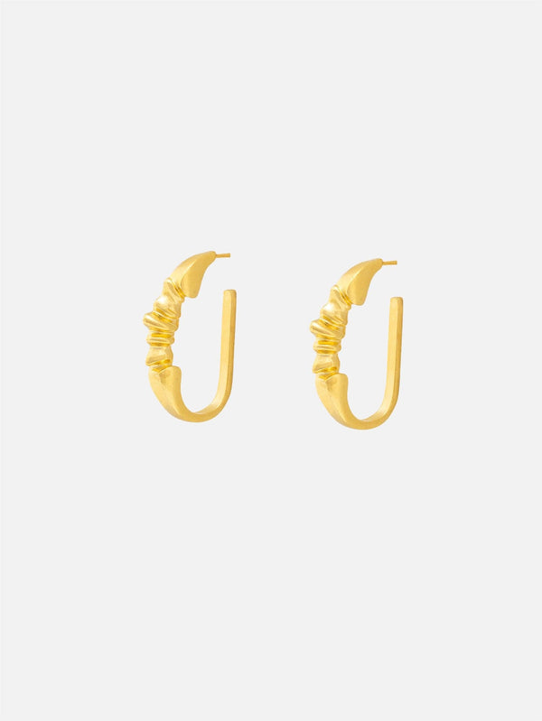 DIECI DITA, Wired Earring - Gold, KÜPE, shopi go'da!