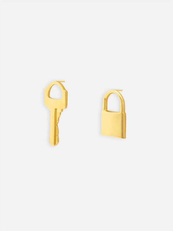 DIECI DITA, Locksmith Earring - Gold, KÜPE, shopi go'da!