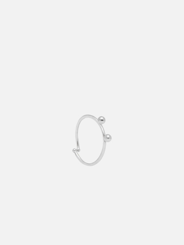 DIECI DITA, Orbit IIA Ring - Silver, YÜZÜK, shopi go'da!