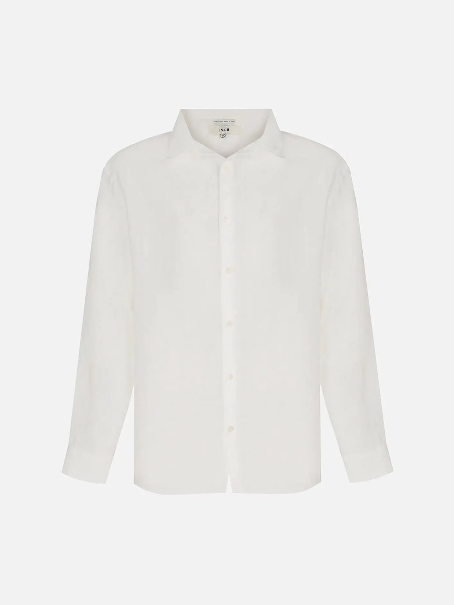 Classic Relaxed Fit Blouse - White