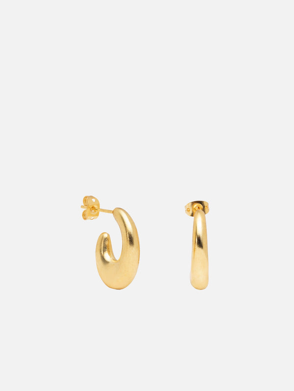 DIECI DITA, Beam Earrings - Gold, KÜPE, shopi go'da!