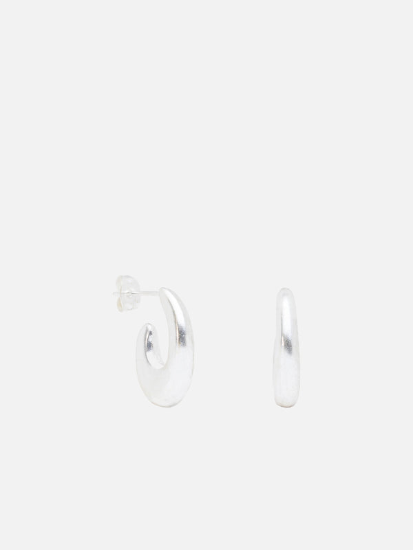 DIECI DITA, Beam Earrings - Silver, KÜPE, shopi go'da!