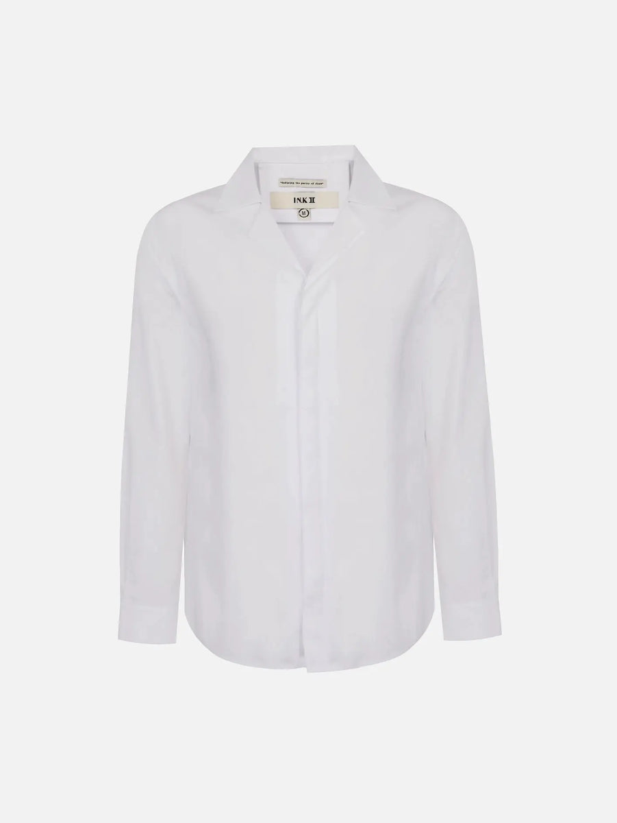 The Collar Edit Blouse - White