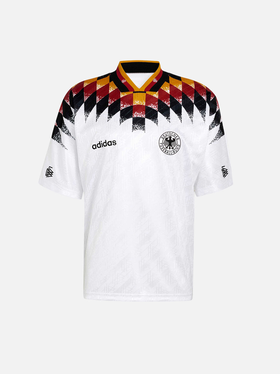 vintage adidas古着94年W杯ドイツ代表マテウス　EQ期　R18 Germany 1994 Home Jersey - White – shopi go
