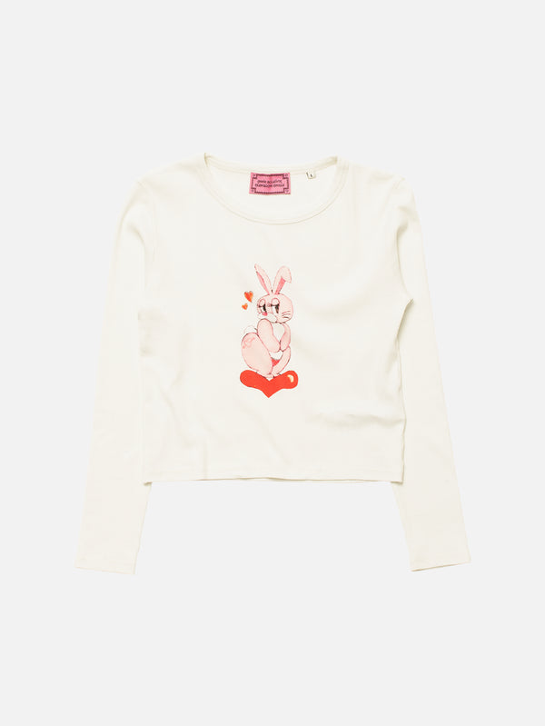 CARNE BOLLENTE, Love Bunny - Off White, T-SHIRT, shopi go'da!