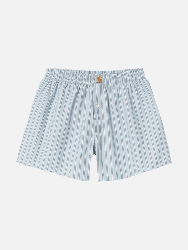 CARHARTT WIP, Cotton Boxer - Grimsby Stripe/Blue Fog, BOXER, shopi go'da!