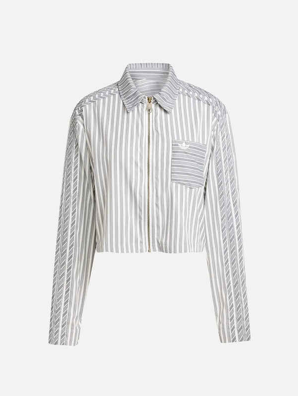 ADIDAS ORIGINALS Poplin Essentials Shirt W - Grey Three - Uncategorized GÖMLEK