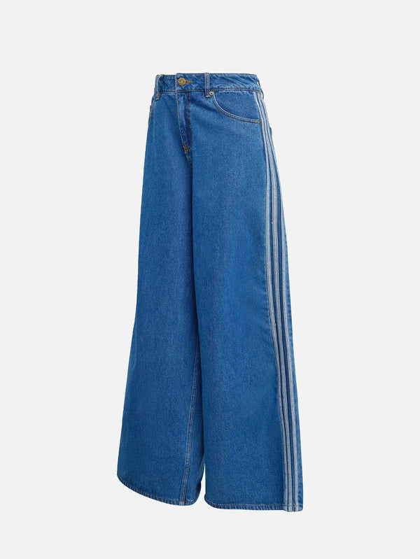 ADIDAS ORIGINALS Firebird Denim Track Pant - Blue - Uncategorized PANTOLON