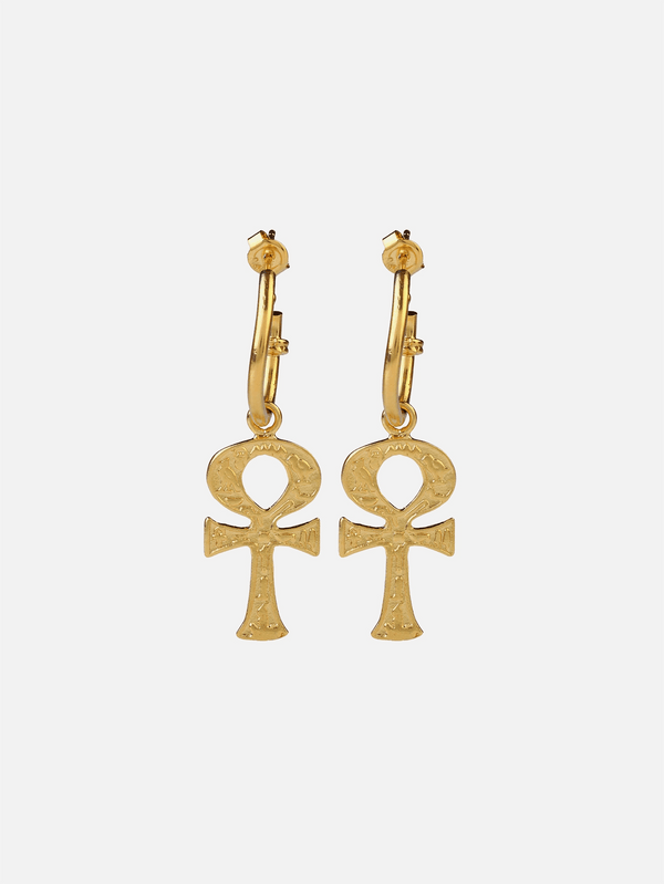 ECE LONDON, The Ankh Earrings, KÜPE, shopi go'da!