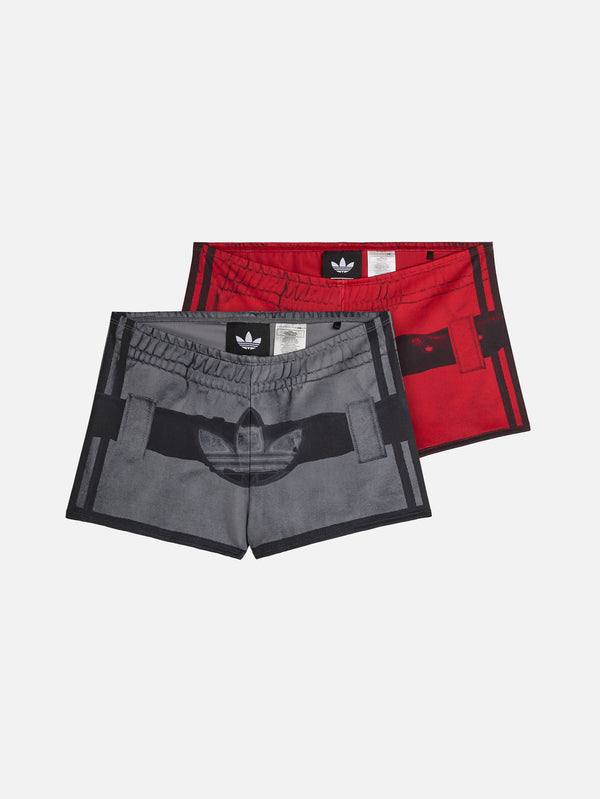 ADIDAS ORIGINALS, AVAVAV x adidas Print Shorts - Better Scarlet/Grey, ŞORT, shopi go'da!