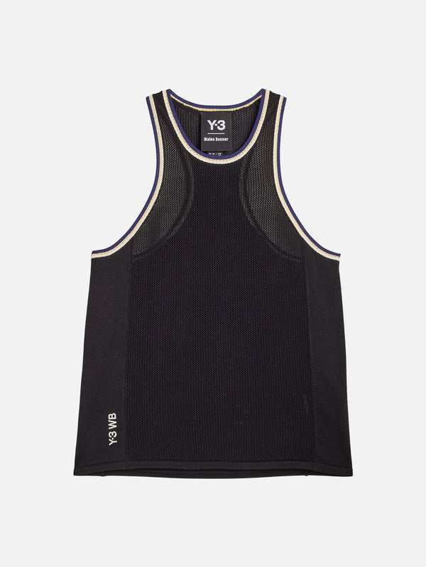 Y-3, Wales Bonner x Y-3 Knit Tank - Black, ATLET, shopi go'da!