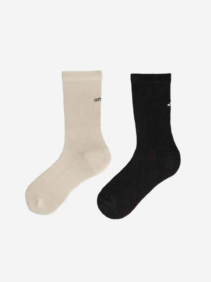 Arte Antwerp x adidas Socks 2P "Black/White"