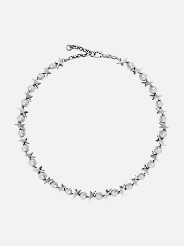 TWOJEYS, Pearls Between Icons - Silver, KOLYE, shopi go'da!