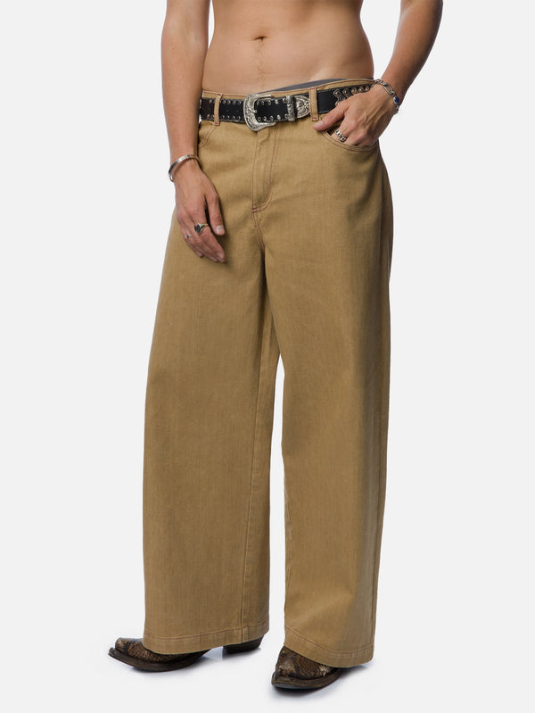 RE2MC, Kot Pantolon - Bej, PANTOLON, shopi go'da!