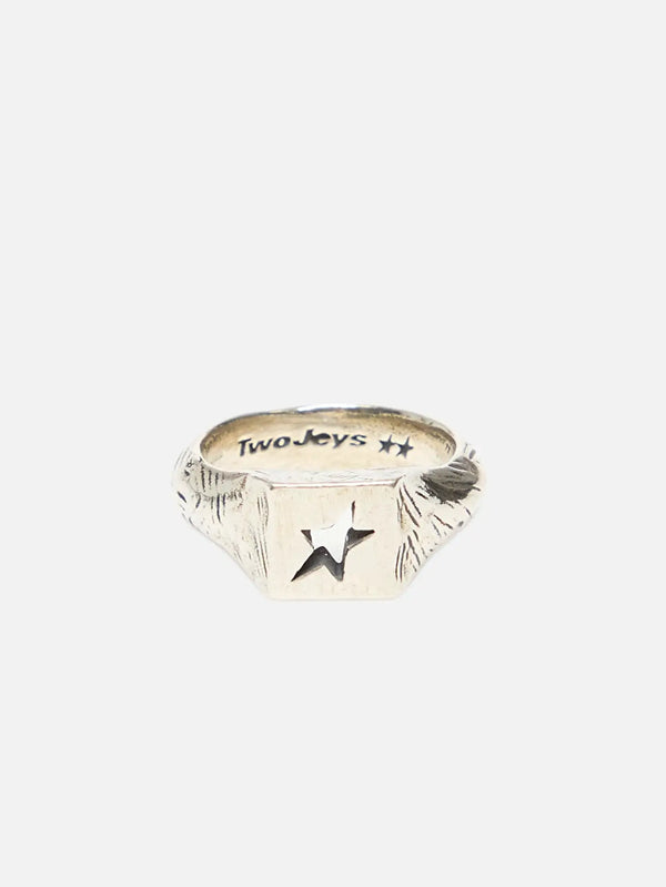 TWOJEYS Hollow Star Ring - Silver - Uncategorized YÜZÜK