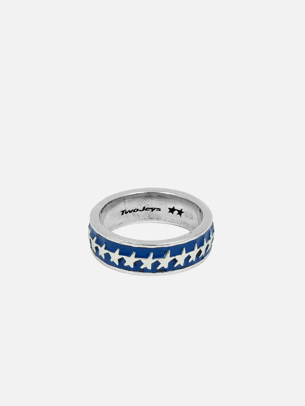 TWOJEYS, All-round Icon Ring Blue - Silver, YÜZÜK, shopi go'da!