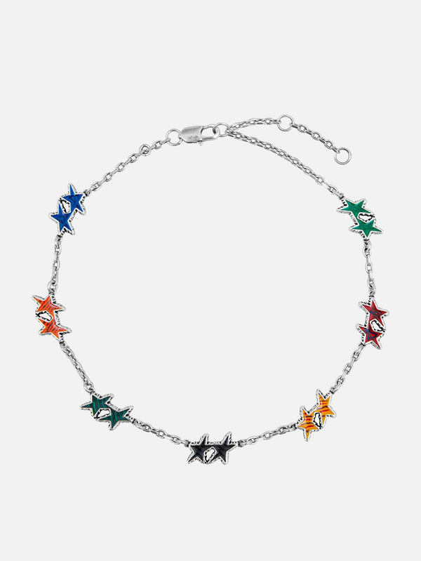 TWOJEYS, Melted Stars Necklace - Silver, KOLYE, shopi go'da!