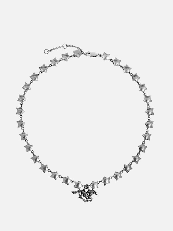 TWOJEYS, Horse Star Chain - Silver, KOLYE, shopi go'da!