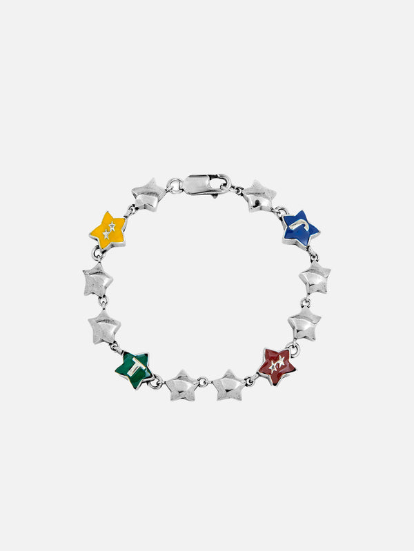 TWOJEYS, Color Stars Bracelet - Silver, BİLEKLİK, shopi go'da!