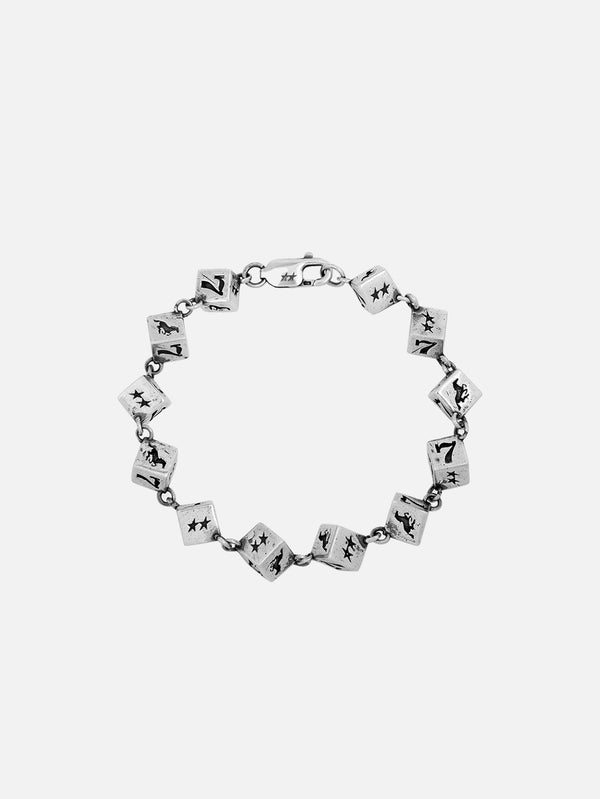 TWOJEYS, Dice Bracelet - Silver, BİLEKLİK, shopi go'da!
