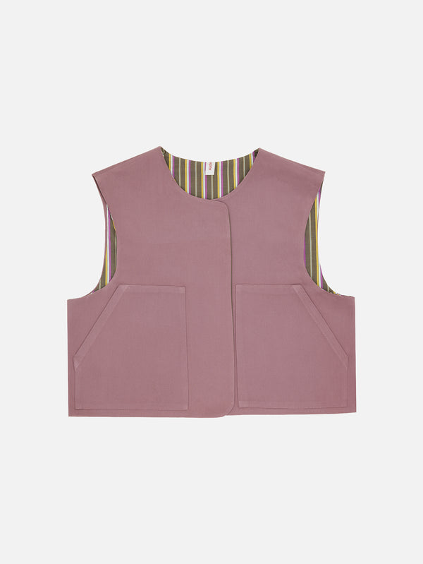 BE.MURPHY, Vest - Dusty Rose, YELEK, shopi go'da!