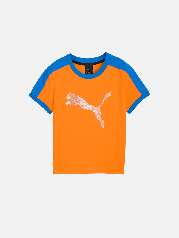 PUMA, FENTY x Puma T7 Slim Tee - Rickie Orange, T-SHIRT, shopi go'da!