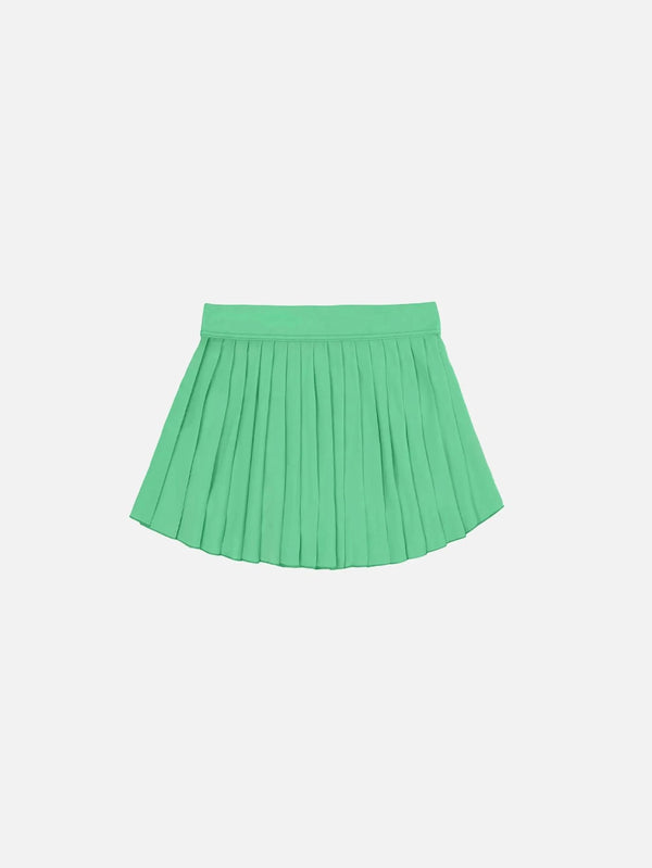 SPORTY & RICH - ETEK - Prince Sporty Pleated Skirt - Clean Mint/White - shopi go'da!.