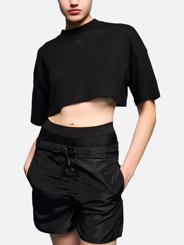 W5 ART OF BODY, Allyson Fis Short - Black, ŞORT, shopi go'da!