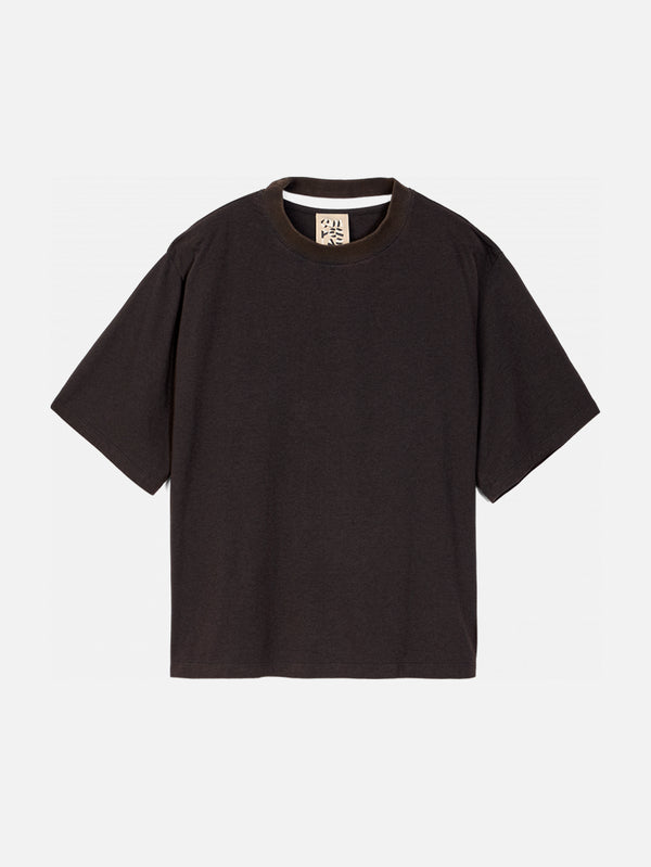 CAMPERLAB, Boxy T-Shirt S/S - Faded Black, T-SHIRT, shopi go'da!