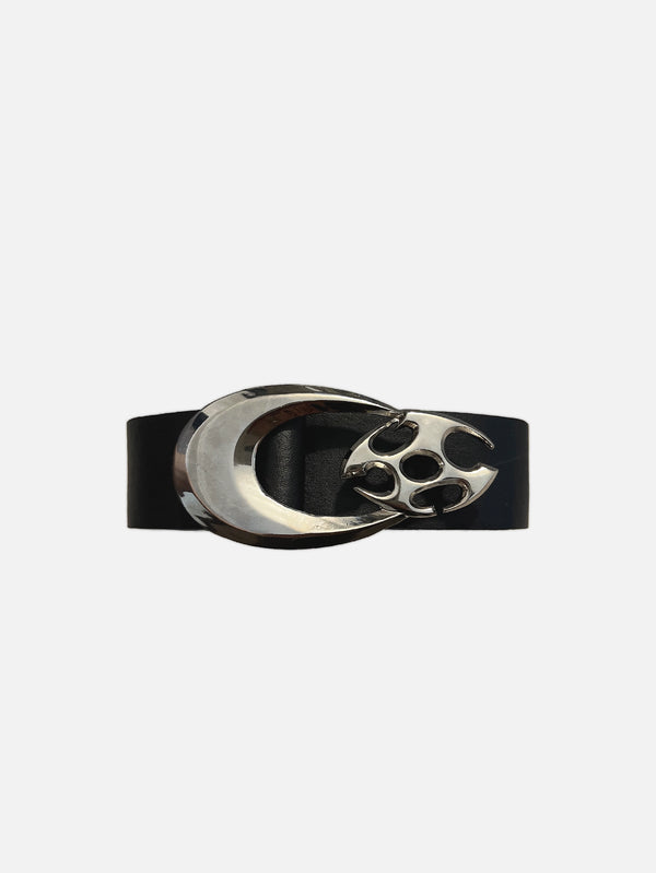 DOOMSTER, Ay Yildiz Logo Buckle Belt, KEMER, shopi go'da!