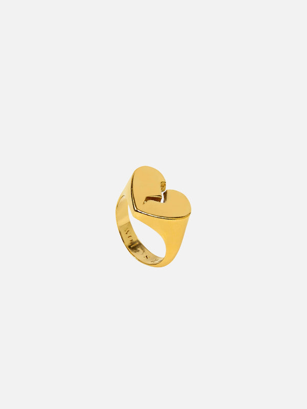 TWOJEYS, Broken Heart Ring - Gold, YÜZÜK, shopi go'da!