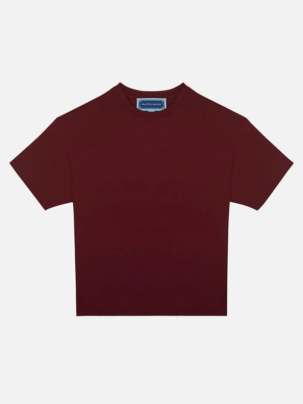 SOON TO BE ANNOUNCED Burgundy Soft Touch T-Shirt - T-Shirts T-SHIRT