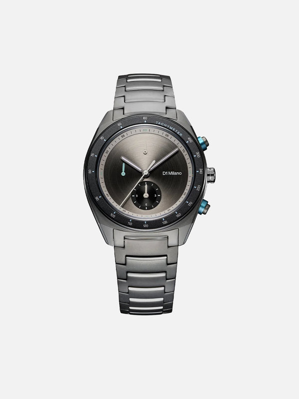 D1 MILANO, Essential Black Chronograph, KOL SAATİ, shopi go'da!