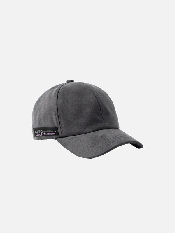 SOON TO BE ANNOUNCED Clean Cut Soft Touch Gray Baseball Cap - Baseball Caps ŞAPKA