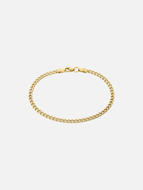ATOLYEWOLF, Curb Bracelet in Gold, BİLEKLİK, shopi go'da!