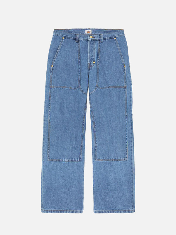 DICKIES, Selvedge Double Knee Denim - Archive Wash, PANTOLON, shopi go'da!