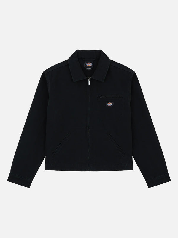 DICKIES, Unlined Canvas Painter Jacket W - Black, CEKET, shopi go'da!