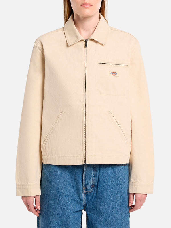 DICKIES, Unlined Canvas Painter Jacket W - Wood Ash, CEKET, shopi go'da!
