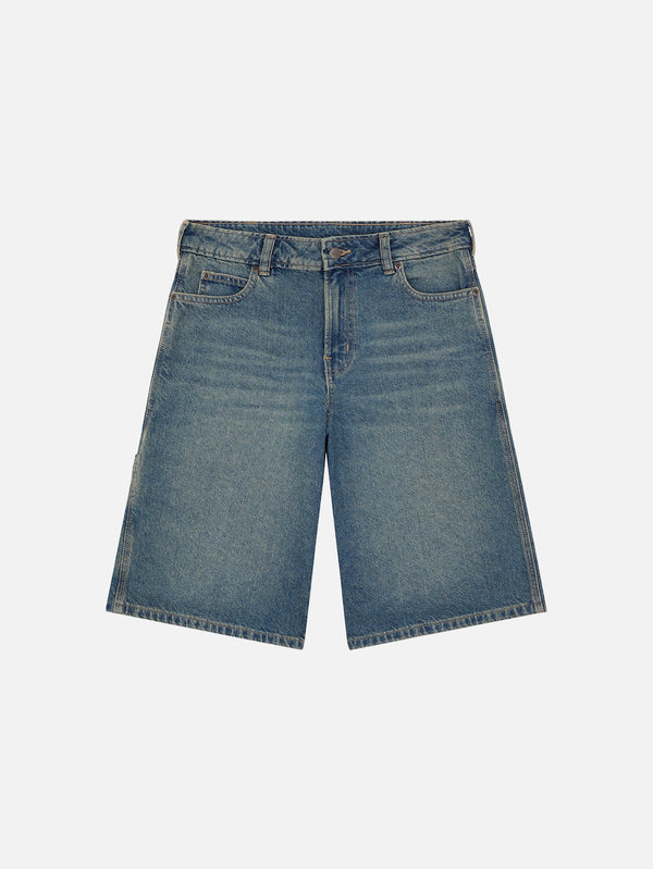 DICKIES, 957 13 inch Loose Denim Short W - Khaki Tinted Blue, ŞORT, shopi go'da!