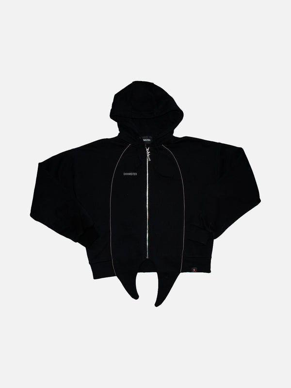 DOOMSTER, Doom Hoodie Zip Up - Black, HIRKA, shopi go'da!