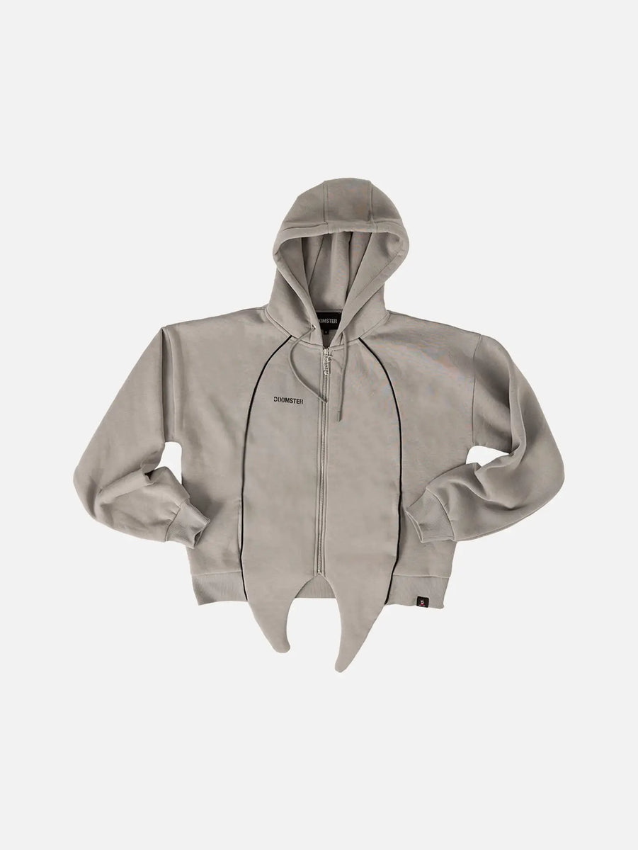 Doom Hoodie Zip Up - Gray