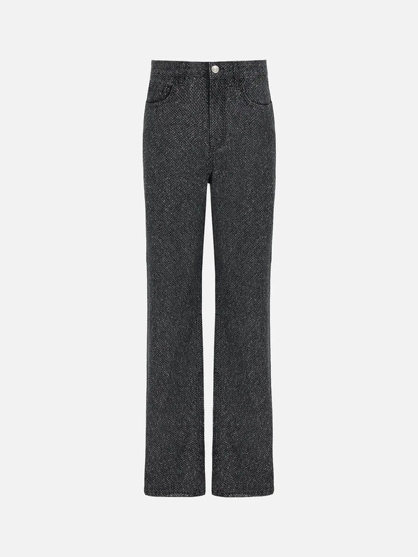 EX DE RUE Fray Black Denim Jean II – Black Denim, önden görünüm