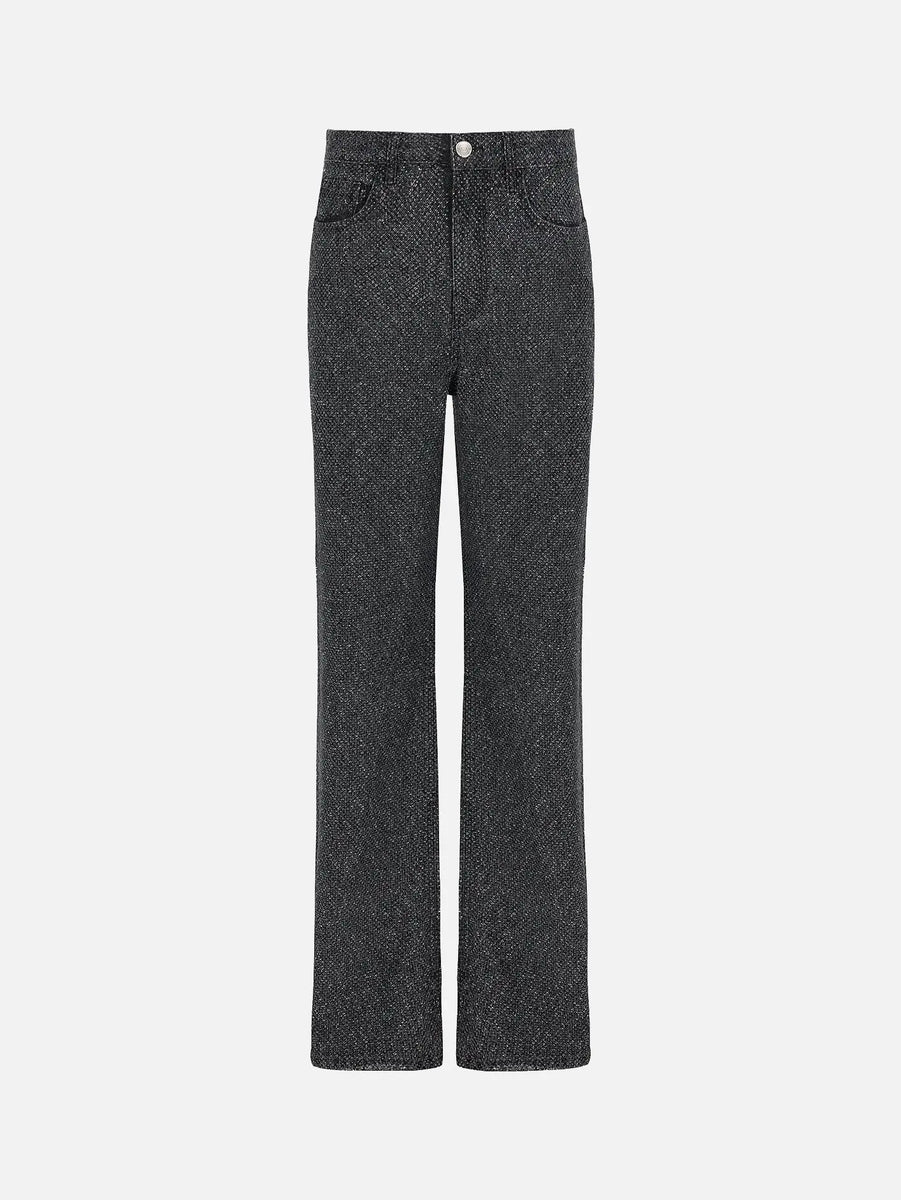 Fray Black Denim Jean II